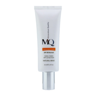 کرم ضد آفتاب رنگی ام کیو مدل NATURAL BEIGE Normal حجم 55 میلی لیتر